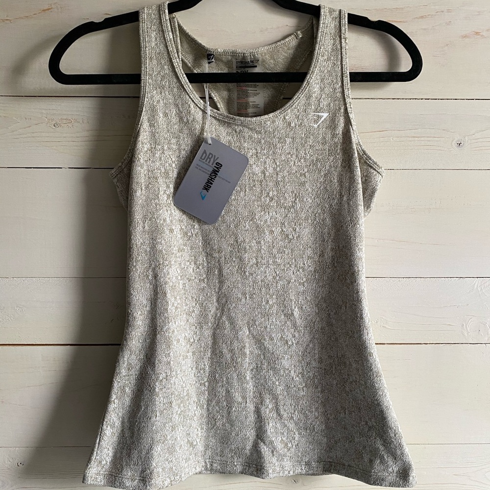 NWT-Gymshark Fleur Texture Vest